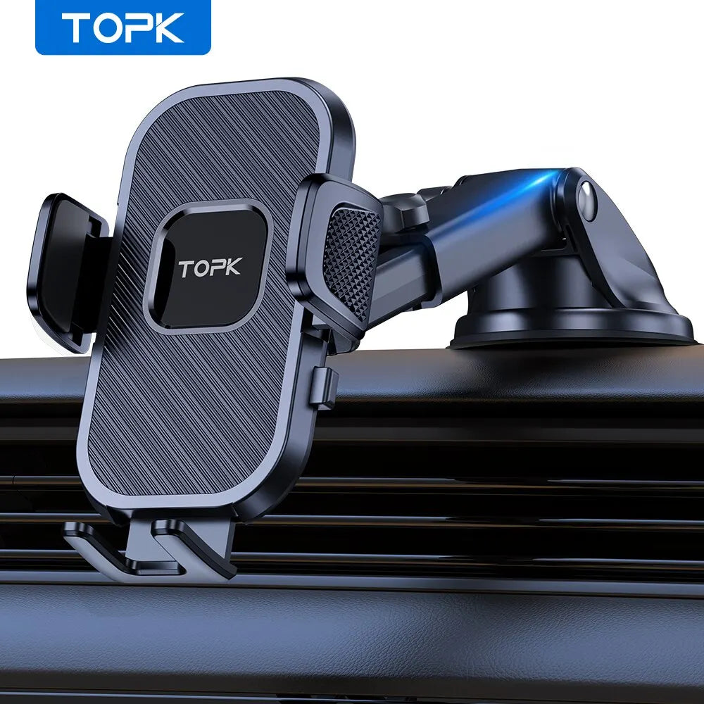 Support Téléphone Voiture – Fixation Automatique