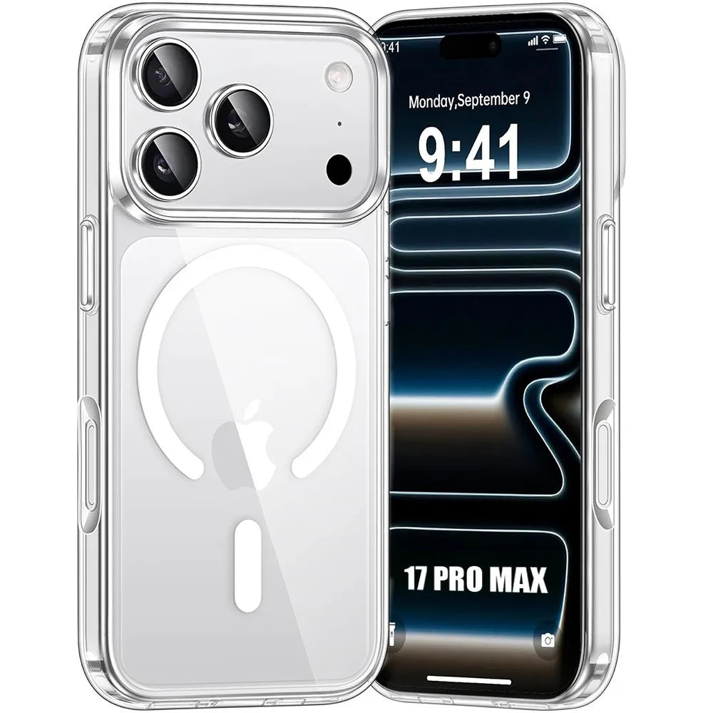 Coque MagSafe Transparente – Compatible iPhone